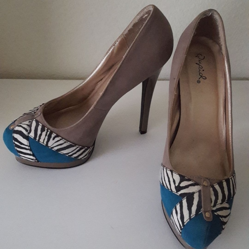 Zebra Print Heels